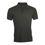 Polo shirt, polyester & cotton, 200 g/m2, SOL'S Prime Men dark grey colour eighth view