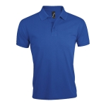 Polo shirt, polyester & cotton, 200 g/m2, SOL'S Prime Men royal blue colour third view