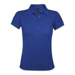 Women's polo shirt, polyester and cotton, 200 g/m2, SOL'S Prime royal blue colour third view