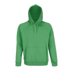 Unisex hooded sweatshirt made from eco-materials, 280 g/m2 green colour