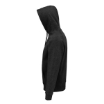 Unisex hooded sweatshirt made from eco-materials, 280 g/m2 graphite colour