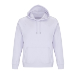 Unisex hooded sweatshirt made from eco-materials, 280 g/m2 lilac colour