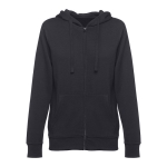 Women's cotton & polyester sweatshirt, 320 g/m2 black colour