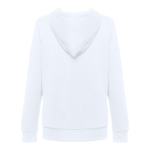 Women's cotton & polyester sweatshirt, 320 g/m2 white colour second view