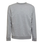 Unisex plush cotton sweatshirt, 240 g/m2, THC Colombo marbled grey colour first view