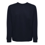 Unisex plush cotton sweatshirt, 240 g/m2, THC Colombo navy-blue colour first view