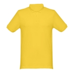 Cotton polo shirt in many colours, 240 g/m2, THC Monaco yellow colour