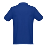 Cotton polo shirt in many colours, 240 g/m2, THC Monaco royal blue colour second view