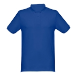 Cotton polo shirt in many colours, 240 g/m2, THC Monaco royal blue colour