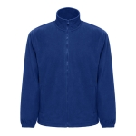 Corporate fleece jacket made of polyester, 300 g/m2, THC Gama royal blue colour first view