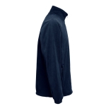 Corporate fleece jacket made of polyester, 300 g/m2, THC Gama dark blue colour third view