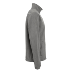 Women's full colour fleece jacket, 300 g/m2, THC Gama dark grey colour third view