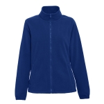 Women's full colour fleece jacket, 300 g/m2, THC Gama royal blue colour first view