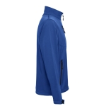 Waterproof polyester and elastane jacket, 280 g/m2 royal blue colour third view