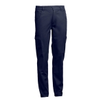 Cotton work trousers with 6 pockets, 240 g/m2, THC Tallinn navy-blue colour