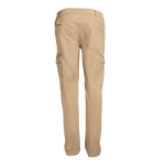 Cotton work trousers with 6 pockets, 240 g/m2, THC Tallinn light brown colour second view