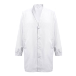 Cotton and polyester work coat, 190 g/m2, THC Minsk WH white colour