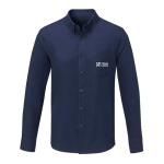 Long-sleeve shirt, cotton and polyester, 130 g/m², Elevate Essentials