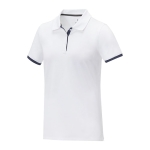 Women’s polo with colour details and cotton, 200 g/m², Elevate Life