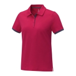 Women’s polo with colour details and cotton, 200 g/m², Elevate Life