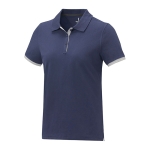 Women’s polo with colour details and cotton, 200 g/m², Elevate Life