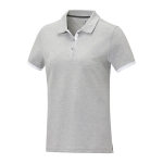 Women’s polo with colour details and cotton, 200 g/m², Elevate Life