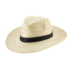 Straw hat with band