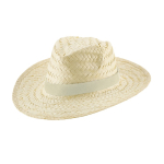 Straw hat with band