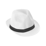 PP hat in assorted colours with included band white colour