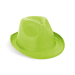 PP hat in assorted colours with included band