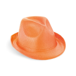 PP hat in assorted colours with included band