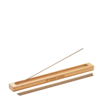 Set of 10 incense sticks with sandwood scent for promotions wood colour view with print area