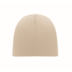 Unisex winter cotton beanie, 190 g/m2 beige colour