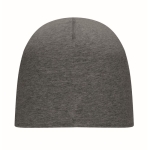 Unisex winter cotton beanie, 190 g/m2 dark grey colour third view