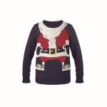 Christmas sweater with a festive look blue colour