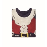 Christmas sweater with a festive look blue colour third view