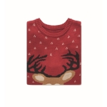 Christmas sweater with a festive look red colour third view