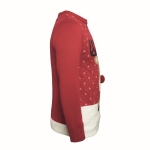 Christmas jumpers in 3 fun designs, red colour fifth view