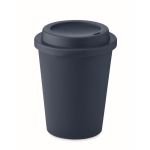 Double-walled take-away coffee cup, 300 ml ultramarine blue colour