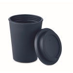 Double-walled take-away coffee cup, 300 ml ultramarine blue colour second view