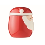 Mug in the shape of a cheerful Santa Claus, 370 ml red colour fifth view