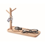 Wooden desk organiser, a sustainable advertising medium wood colour second main view