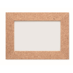 Rectangular cork photo frame with stand, 10x15cm natural colour fifth view