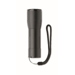 Small LED torch with straps, perfect for promotions black colour fifth view