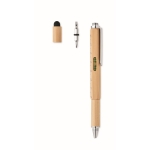 Multifunctional ballpoint pen for arts and crafts wood colour fourth view