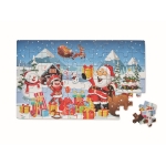 Christmas puzzle for children in metal box, 60 pieces multicolour colour second view