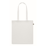 Recycled tote bag in many colours, 140 g/m2 white colour