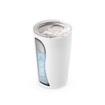 Thermal mug designed for sublimation, 380 ml white colour sixth view