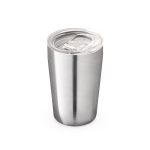 Thermal mug designed for sublimation, 380 ml silver colour