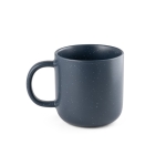 Ceramic mug with speckled matte finish, 370 ml navy-blue colour first view